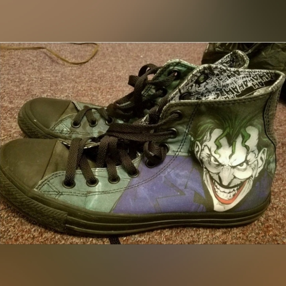 DC Joker Hahaha Converse All Star Chuck Taylor